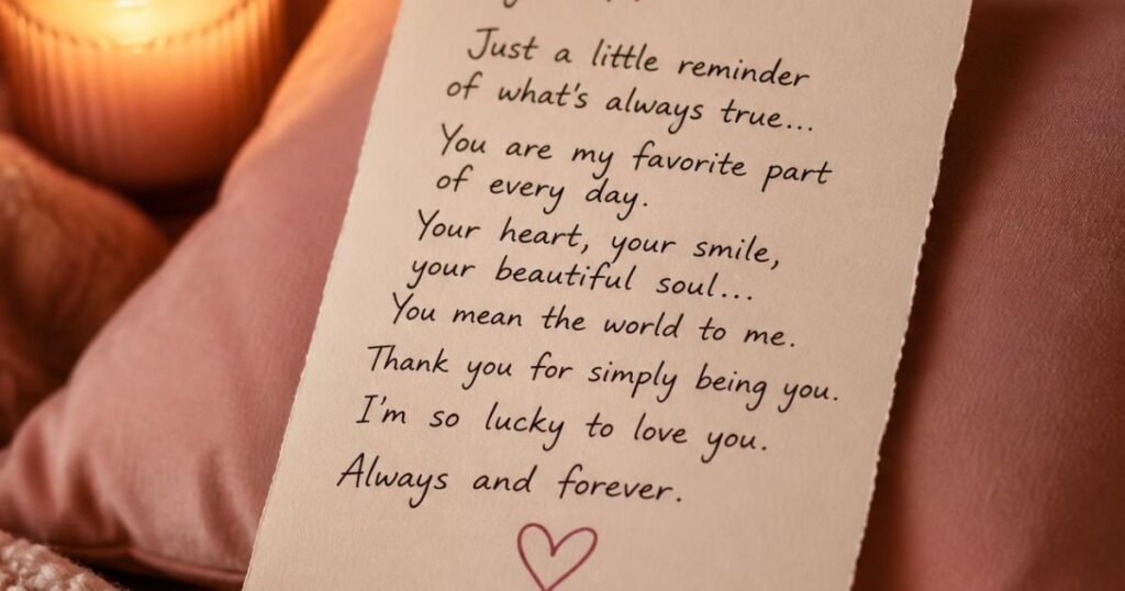 Romantic Love Messages for Her