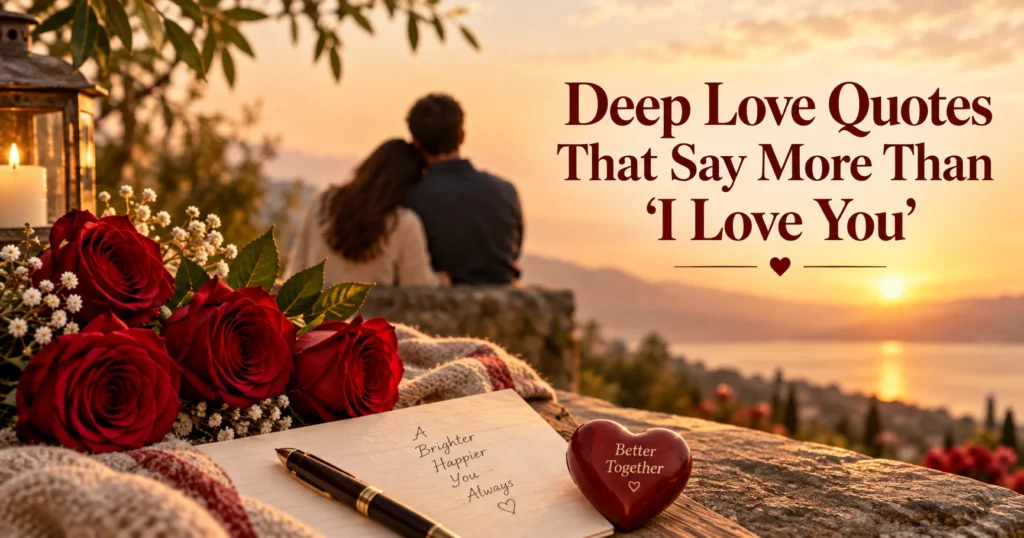 Deep Romantic Lines for a Boyfriend