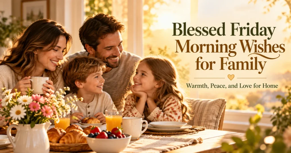 Blessed Friday Morning Wishes for Family