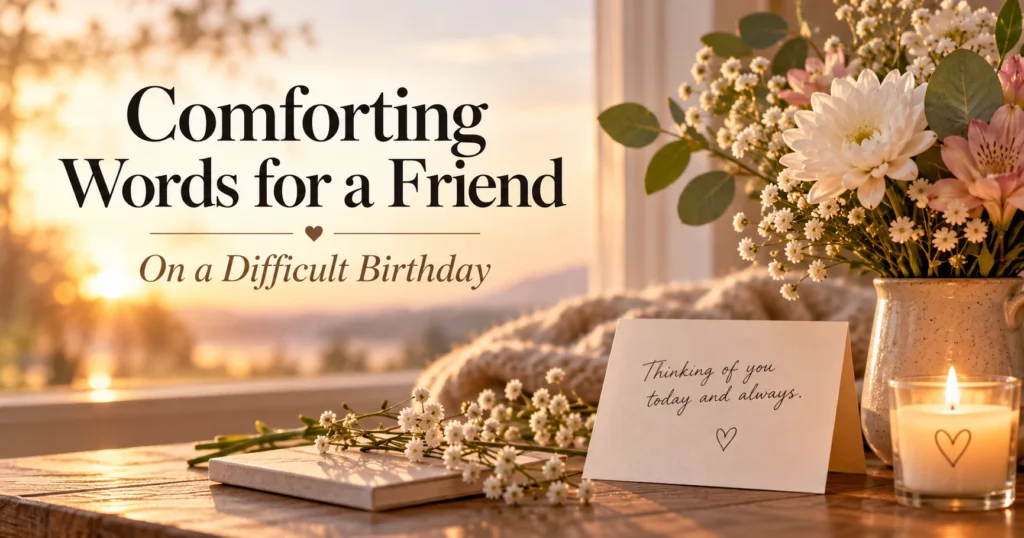 Comforting Words for a Friend on a Difficult Birthday