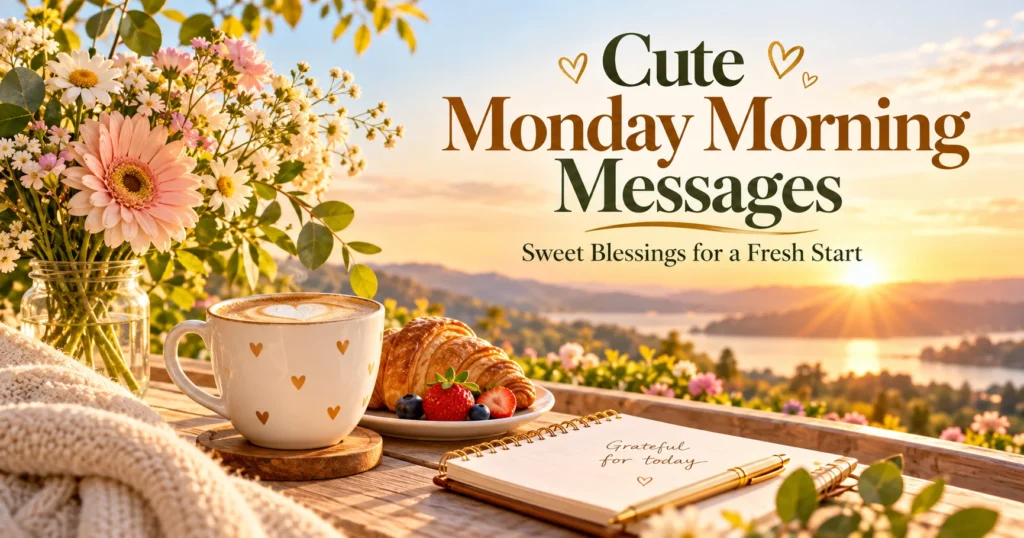 Cute Blessed Good Morning Monday Messages