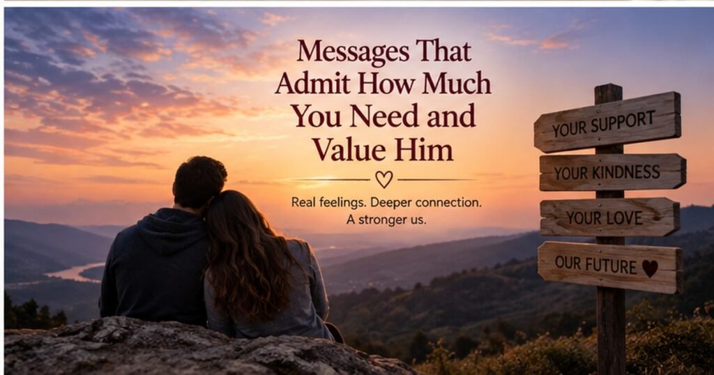Emotional Messages for Him When You Are Apart