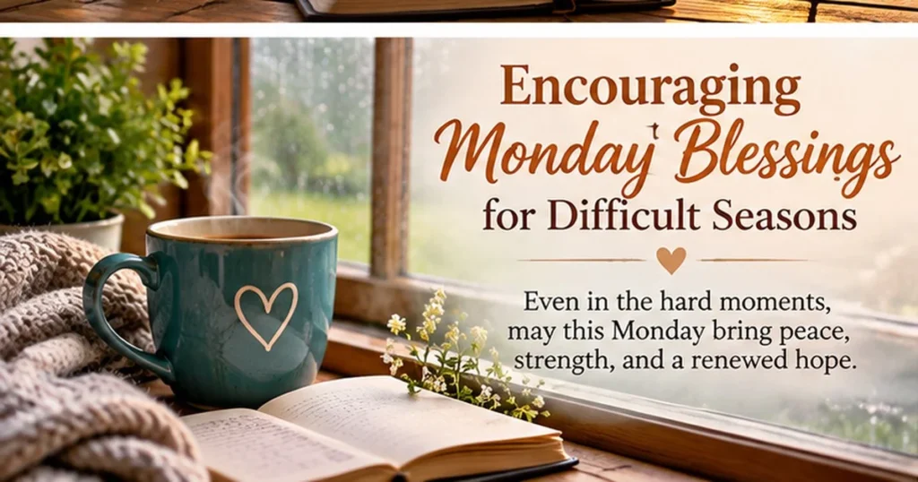 Encouraging Monday Blessings for Difficult Seasons