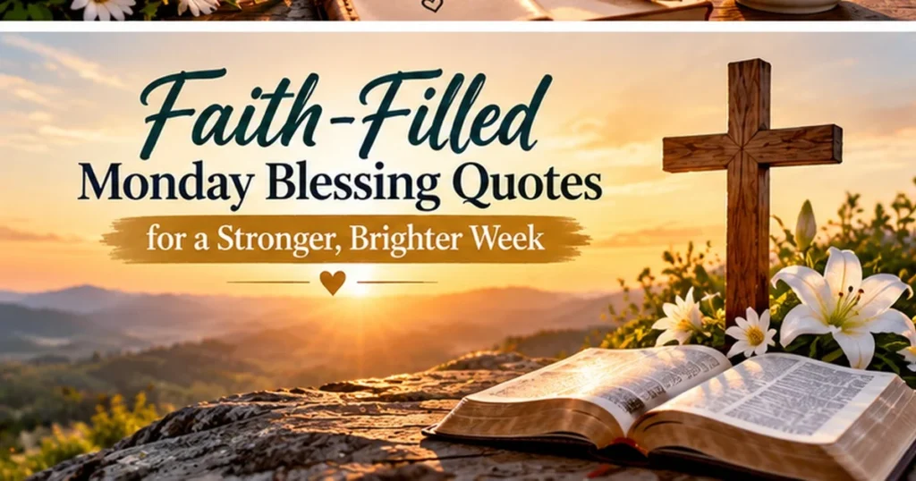Faith-Filled Monday Blessing Quotes