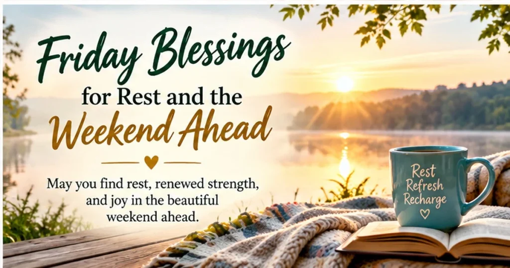 Friday Blessings for Work and Finishing the Week Well