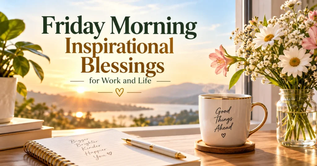 Friday Morning Inspirational Blessings for Work and Life