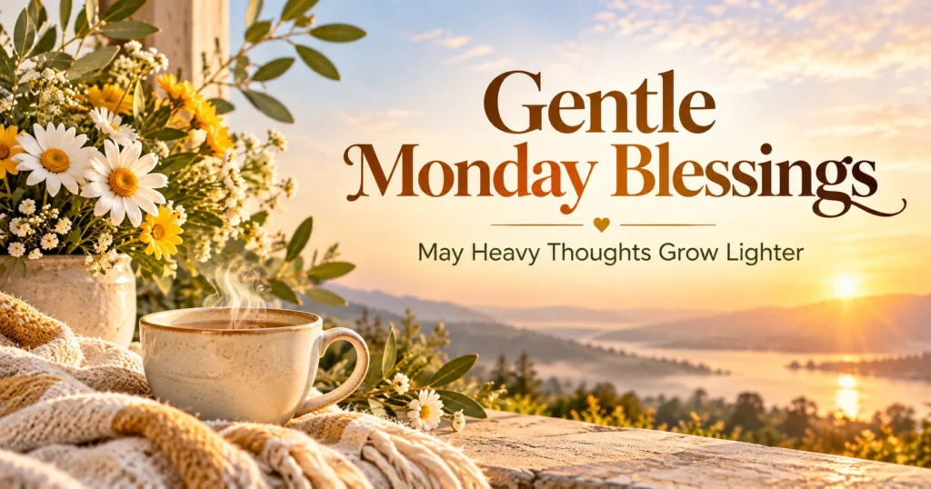 Gentle Monday Blessings for Someone Having a Hard Week