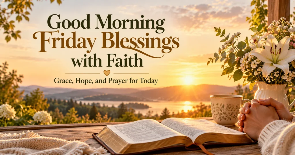 Good Morning Friday Blessings with Faith