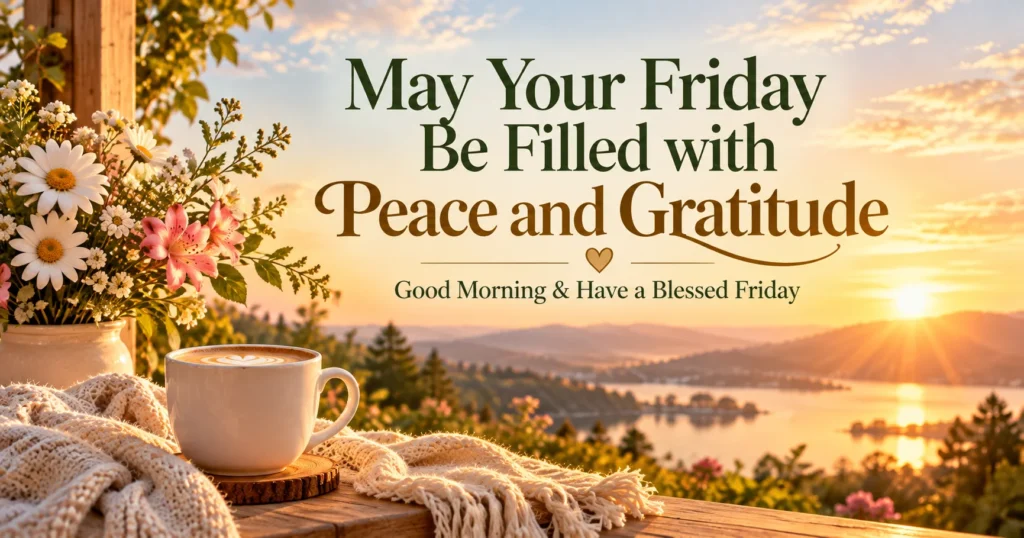 Good Morning Have a Blessed Friday Messages