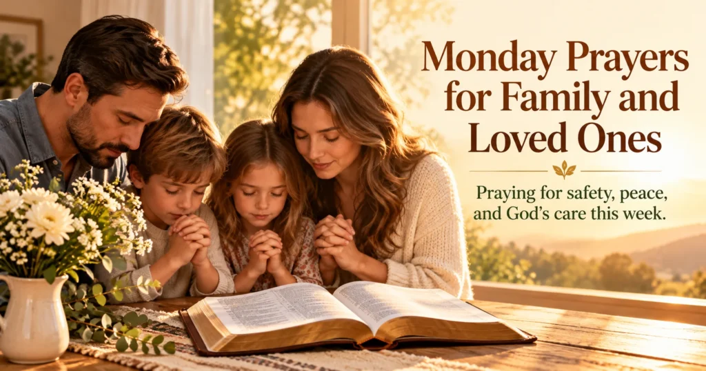 Monday Prayers for Family and Loved Ones