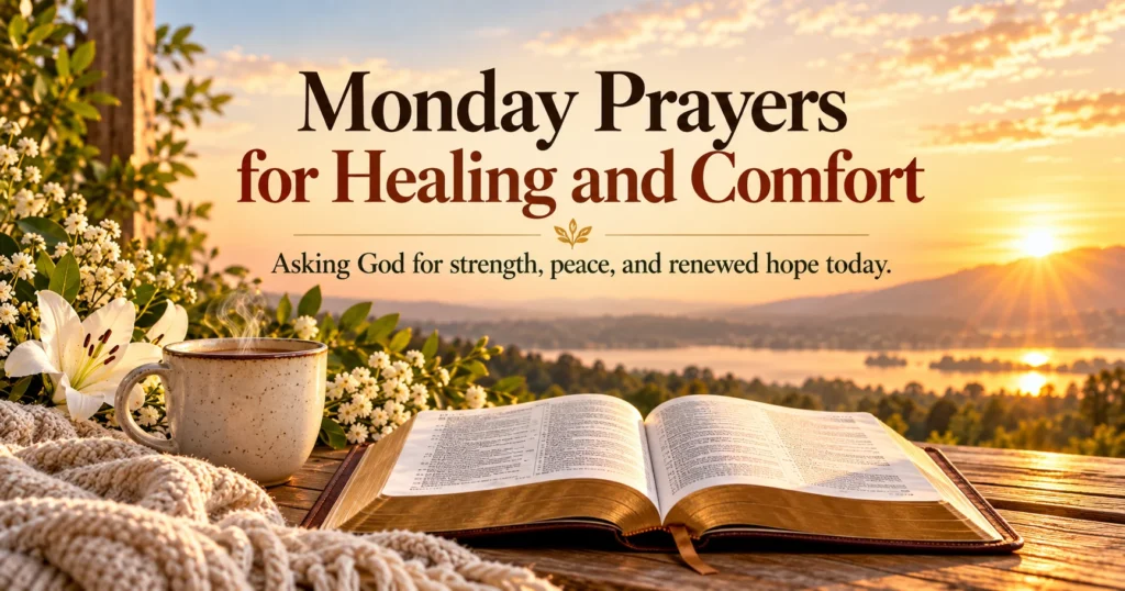 Monday Prayers for Healing and Comfort