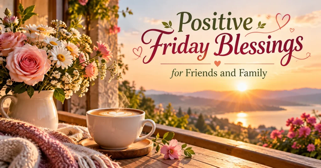 Positive Friday Blessings for Friends and Family