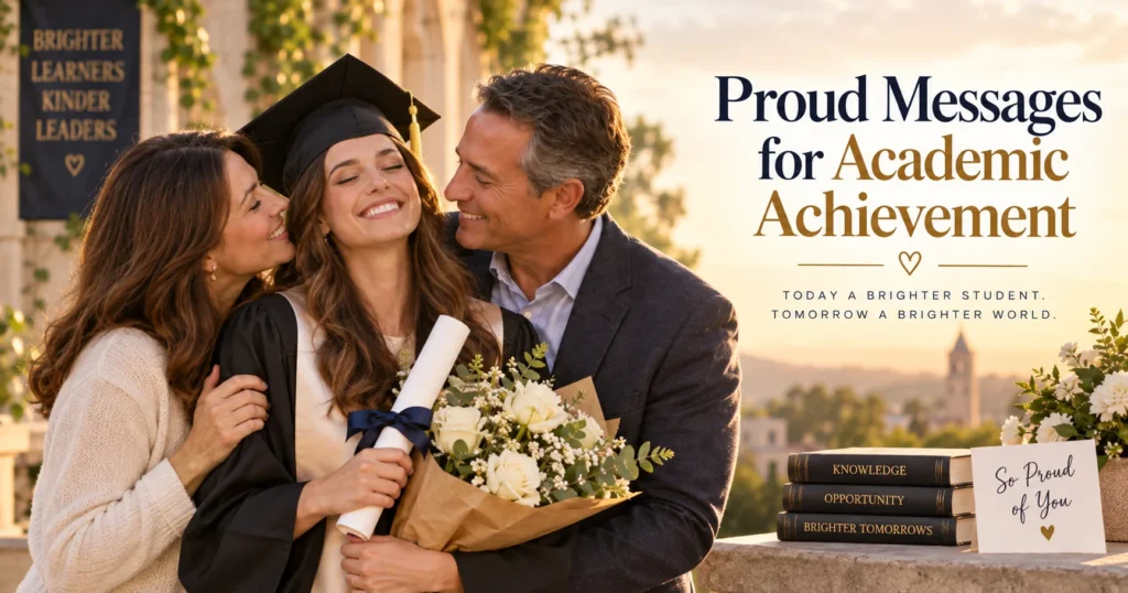 Proud Messages for Academic Achievement