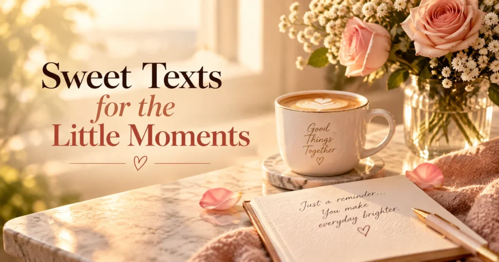 Sweet Texts About the Little Moments You Love With Her