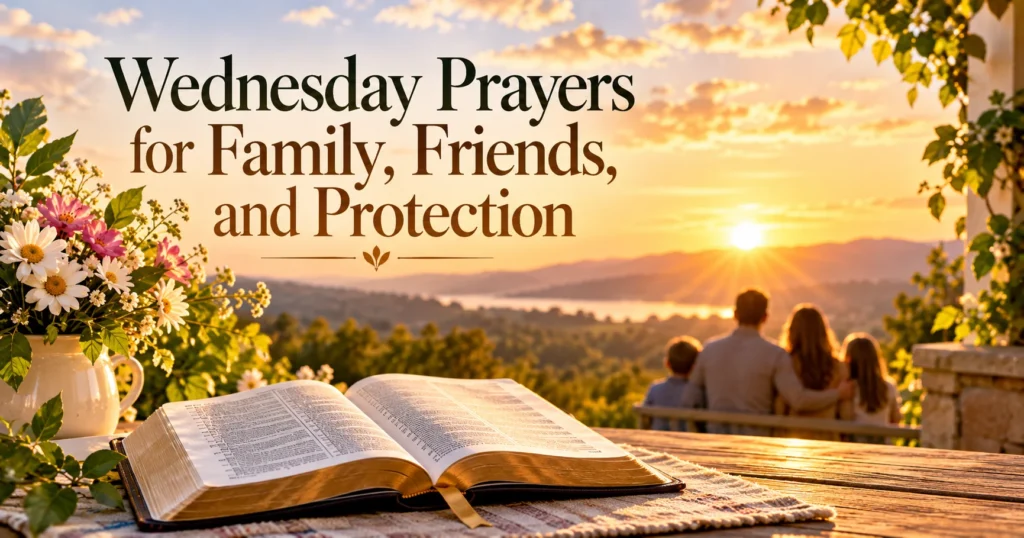 Wednesday Prayers for Family, Friends, and Protection