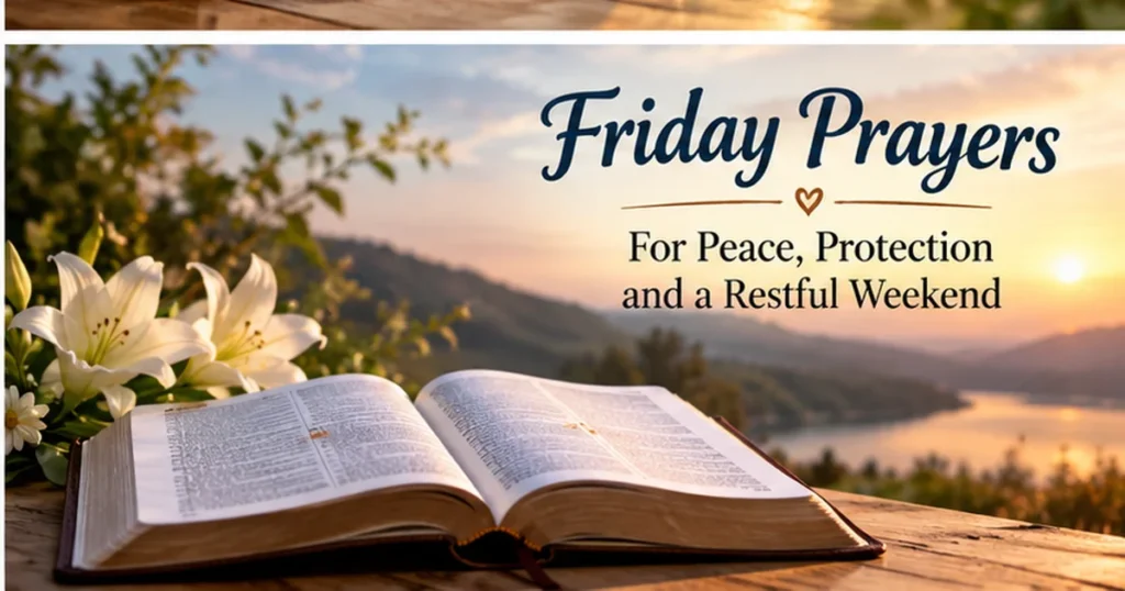 Friday Prayers for Peace, Protection, and a Restful Weekend