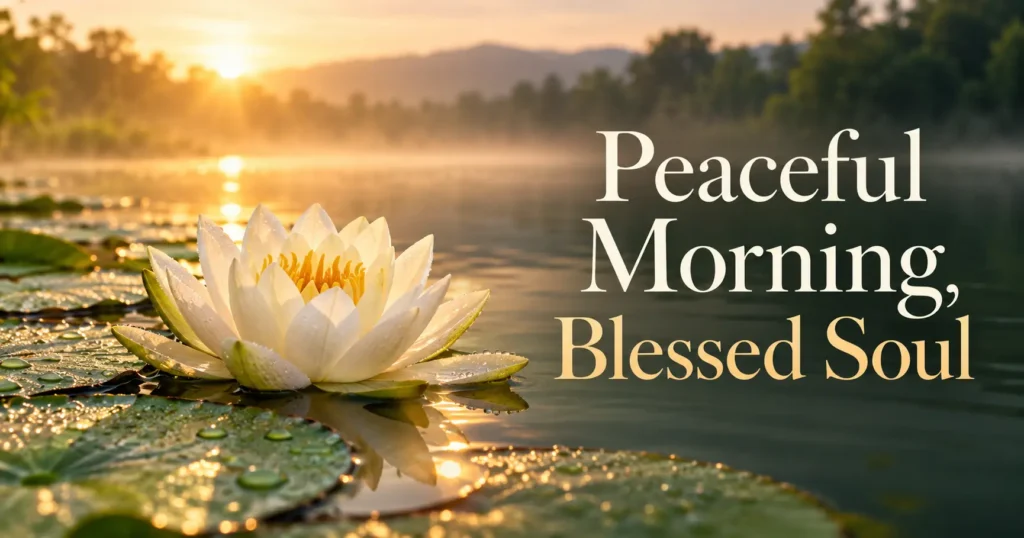 Good Morning Blessings for Peace, Strength, and Healing