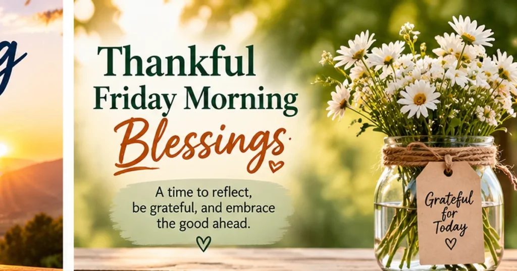 Good Morning Friday Blessings for Gratitude and Joy