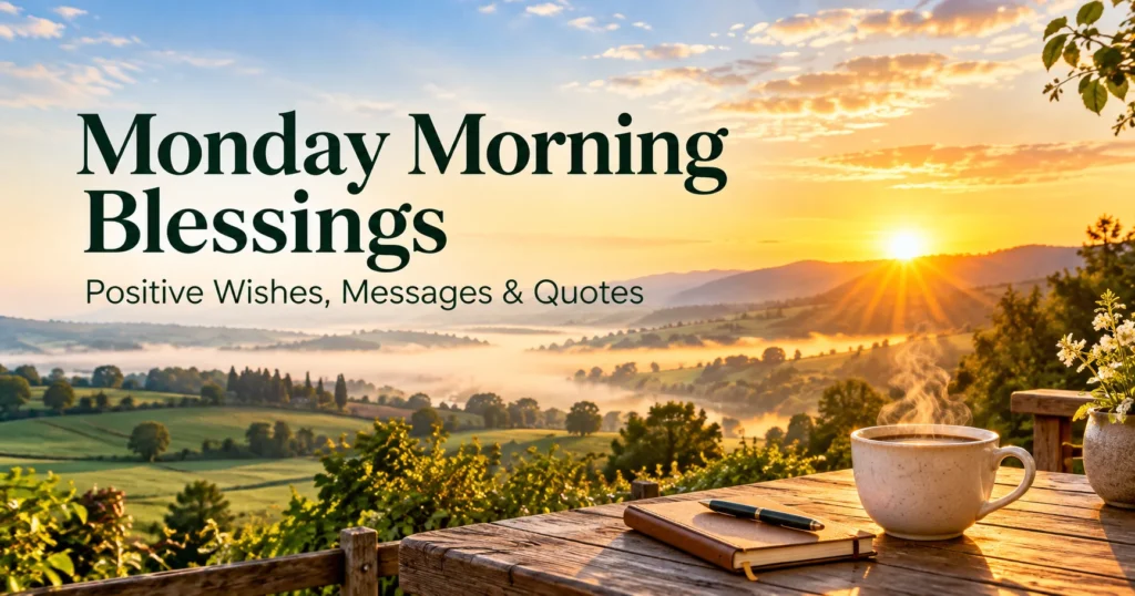 Good Morning Monday Blessings for a Positive Week