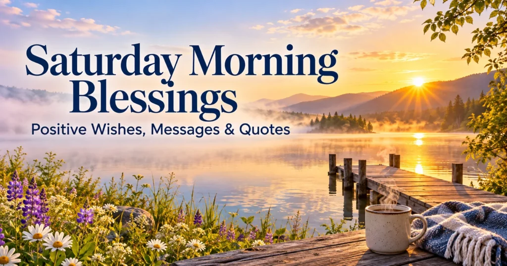 Good Morning Saturday Blessings for Joy and Rest