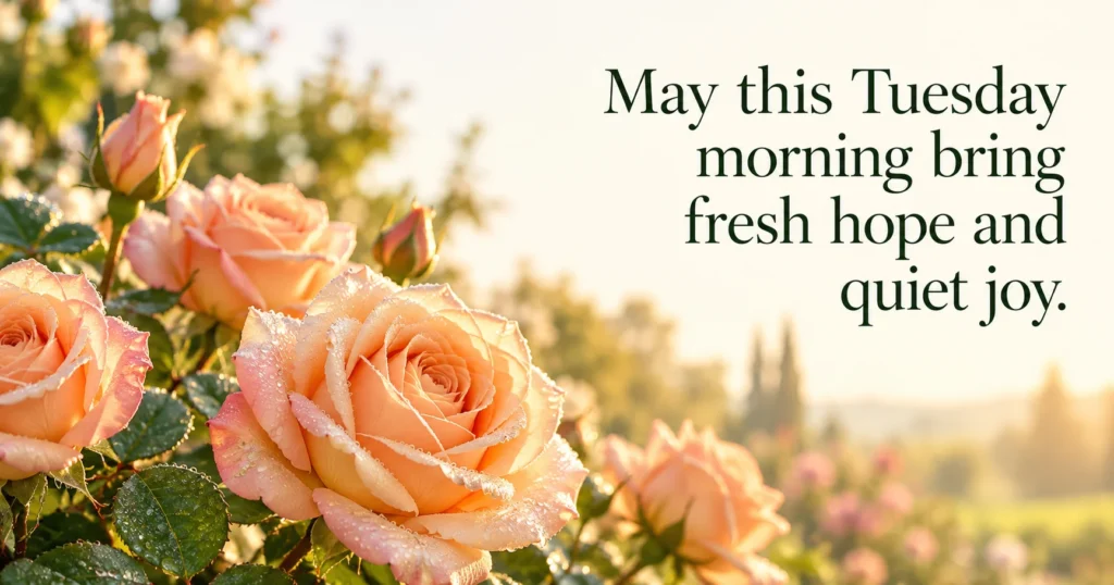 Good Morning Tuesday Blessings for Positive Energy