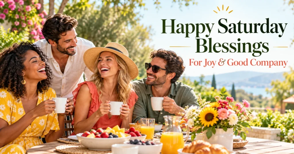 Happy Saturday Blessings for Joy and Good Company
