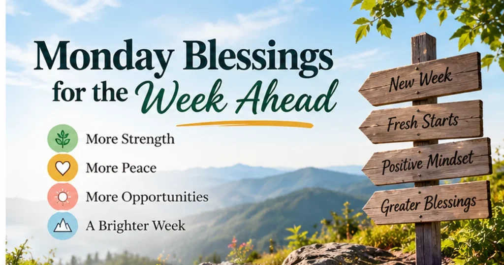 Monday Blessings for the Week Ahead