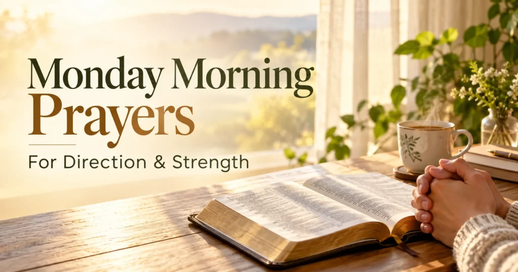 Monday Morning Prayers for Direction and Strength