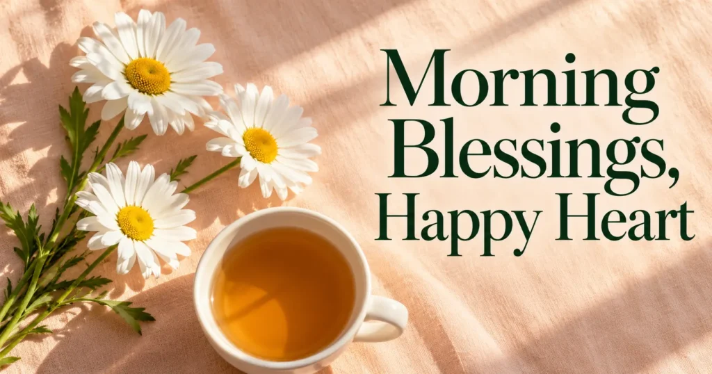 Positive Good Morning Blessings for a Happy Heart