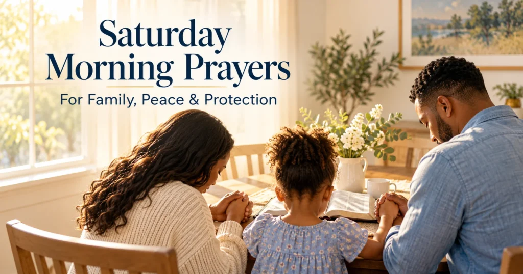 Saturday Morning Prayers for Family, Peace, and Protection