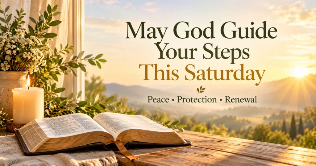 Saturday Prayers for Peace, Protection, and Renewal