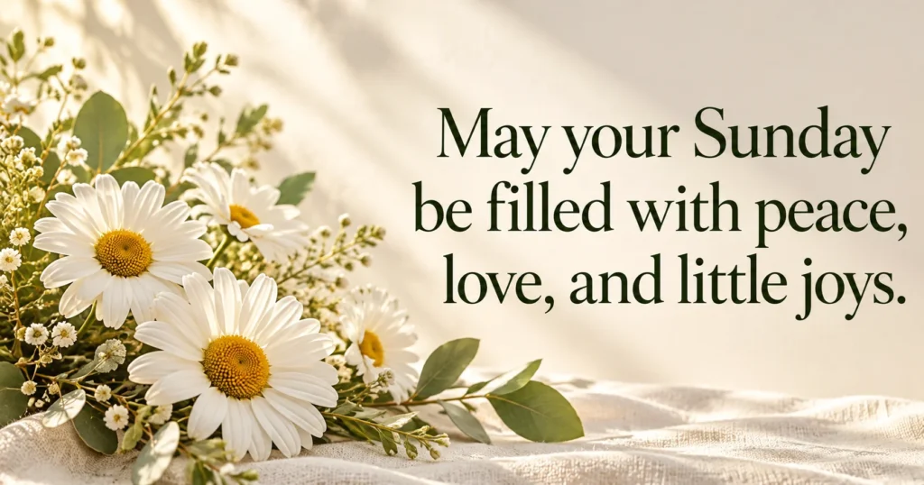 Special Sunday Blessings for Rest, Renewal, and New Beginnings