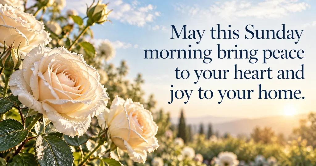 Sunday Morning Prayers for Faith, Family, and Guidance