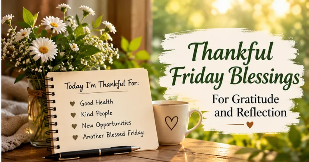 Thankful Friday Blessings for Gratitude and Reflection
