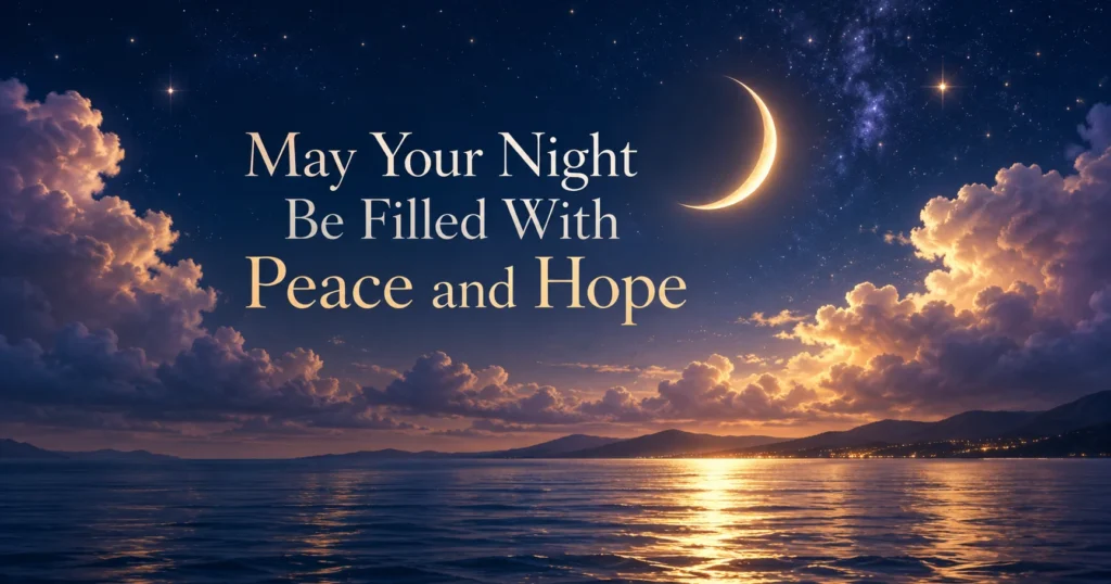 Thankful Good Night Blessings to End the Day With Gratitude