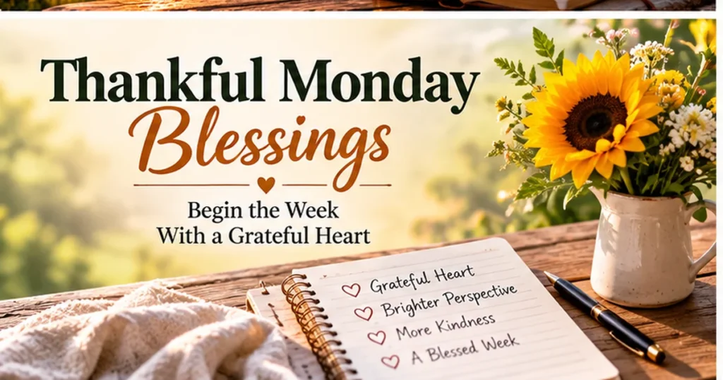 Thankful Monday Blessings to Begin With Gratitude