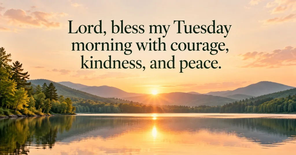 Tuesday Morning Prayers for Guidance and Strength