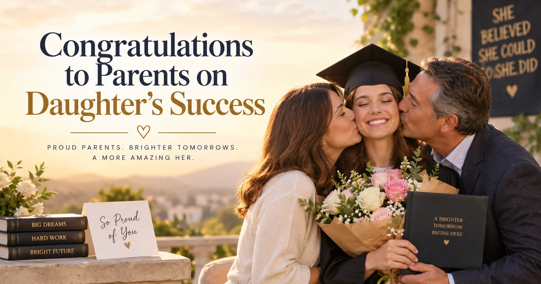 100+ Congratulations to Parents on Daughter’s Success