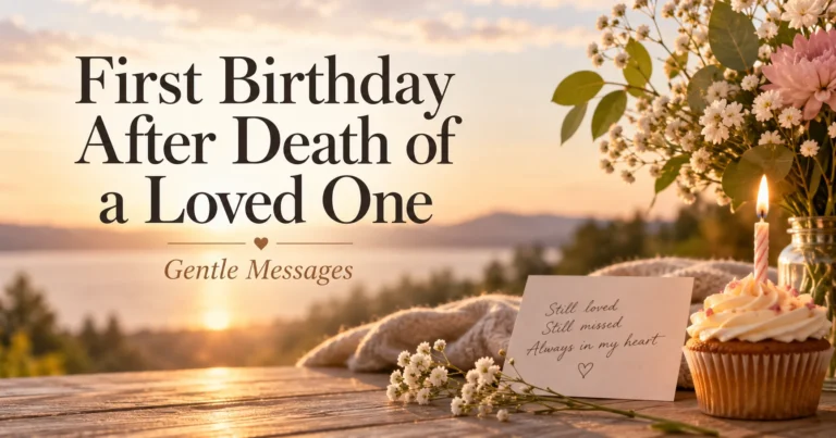100+ First Birthday After Death of a Loved One: Messages