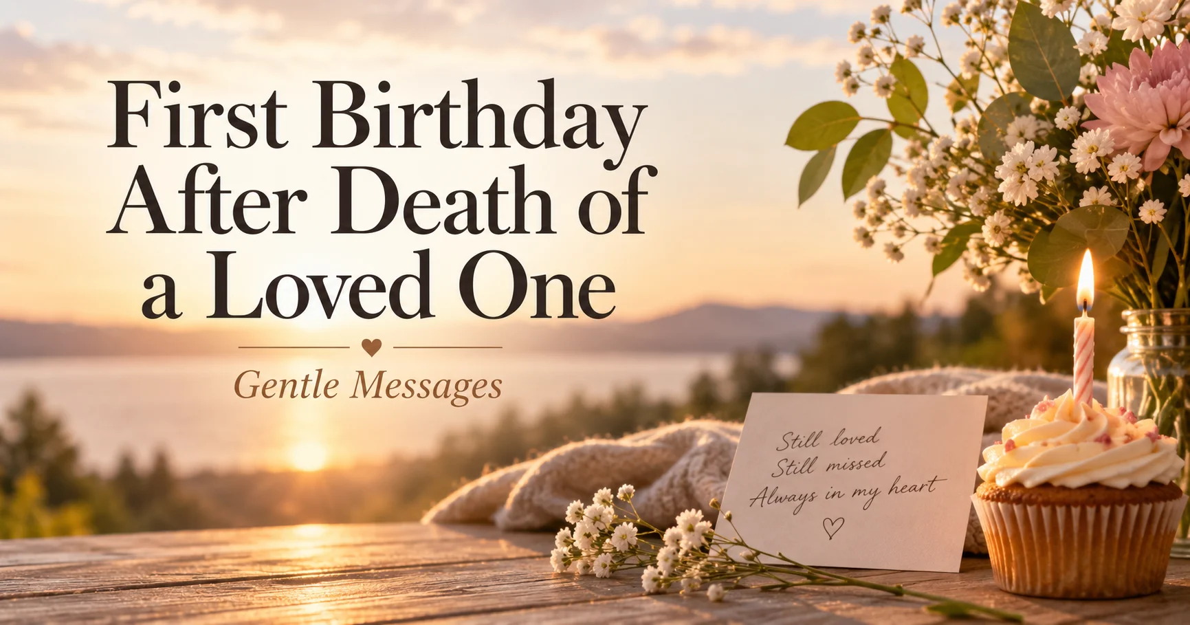 100+ First Birthday After Death of a Loved One: Messages
