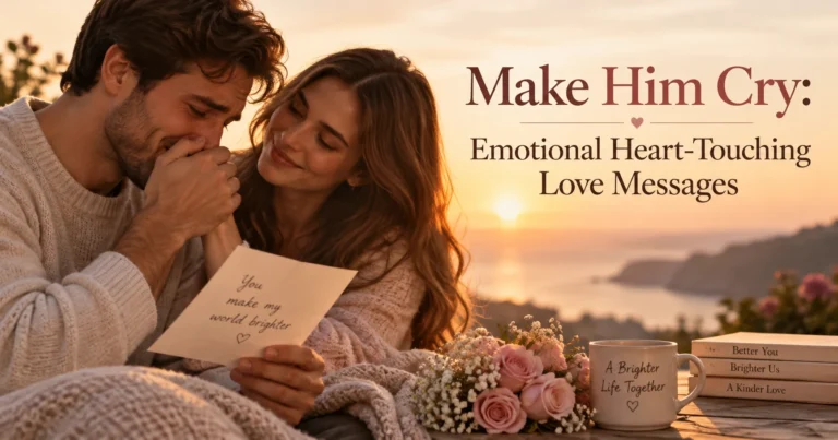 100+ Make Him Cry: Emotional Heart-Touching Love Messages