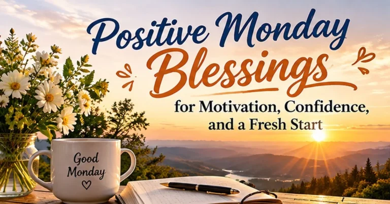 100+ Positive Monday Blessings for Motivation, Confidence, and a Fresh Start