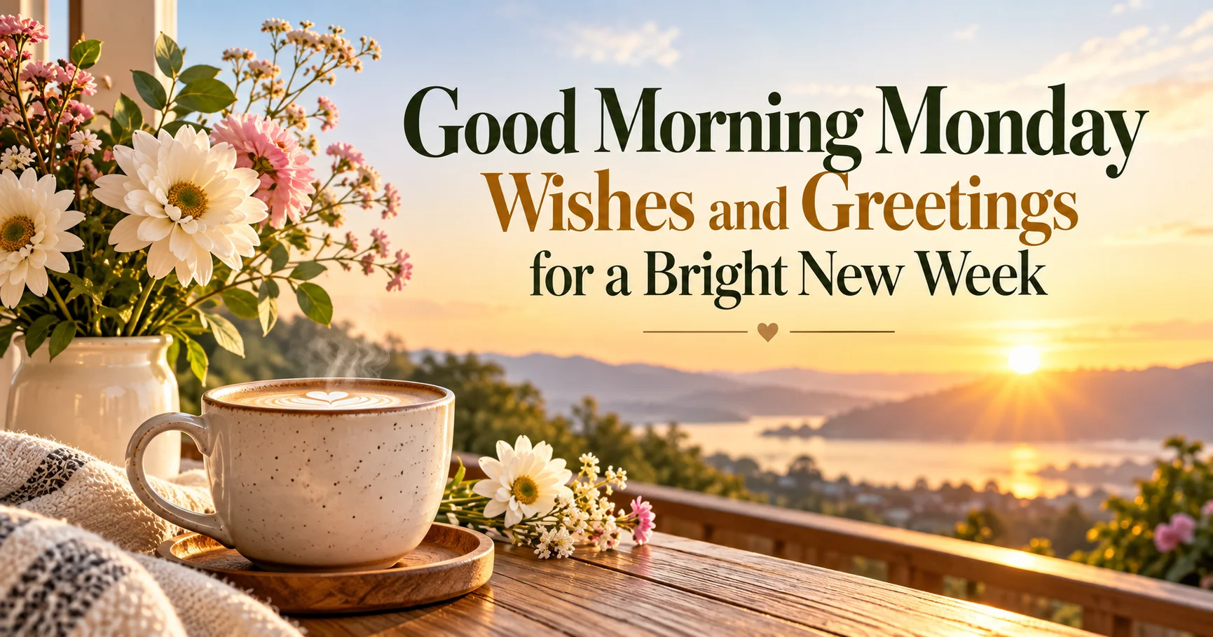 121+ Good Morning Monday Wishes and Greetings for a Bright New Week