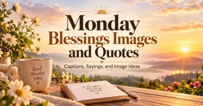 126+ Monday Blessings Images and Quotes: Captions, Sayings, and Image Ideas