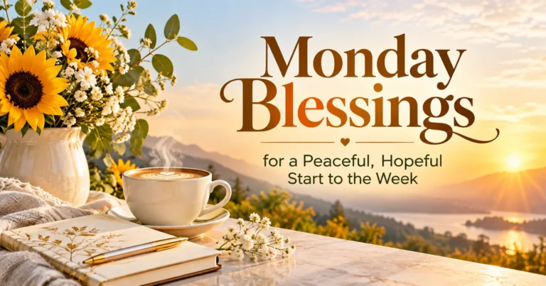 135+ Monday Blessings for a Peaceful, Hopeful Start to the Week