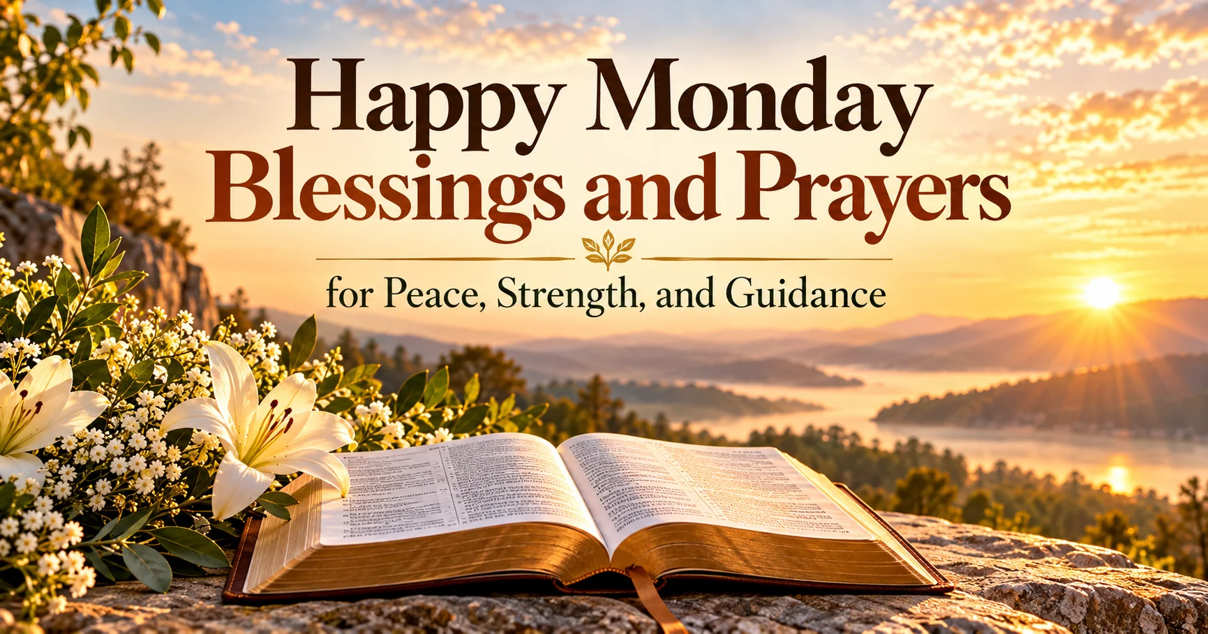 142+ Happy Monday Blessings and Prayers for Peace, Strength, and Guidance