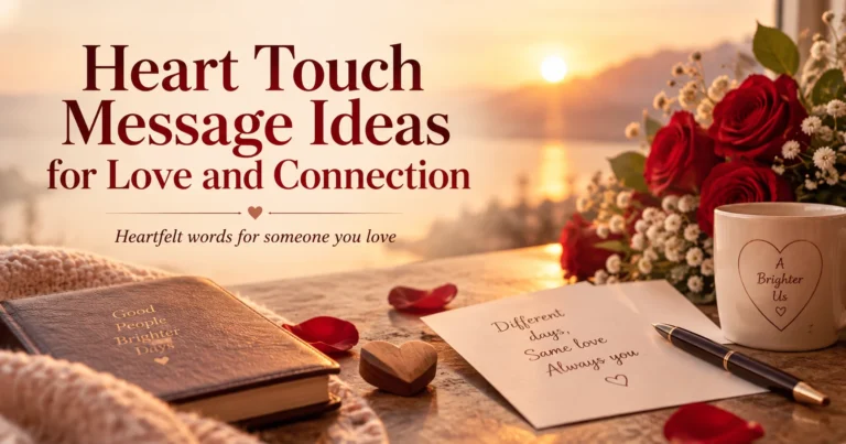 143+ Heart Touch Message Ideas for Love and Connection