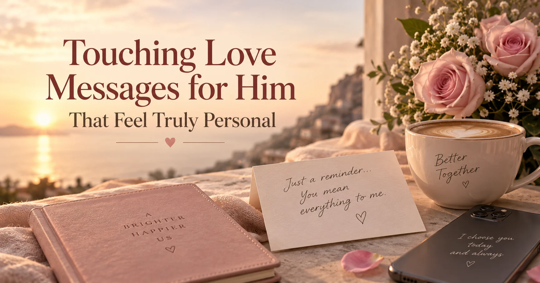 152+ Touching Love Messages for Him That Feel Truly Personal
