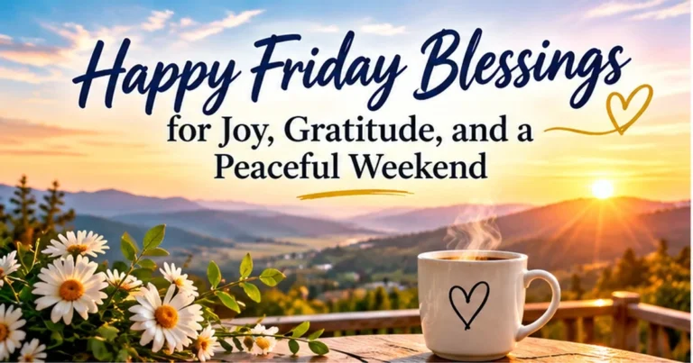161+ Happy Friday Blessings for Joy, Gratitude, and a Peaceful Weekend
