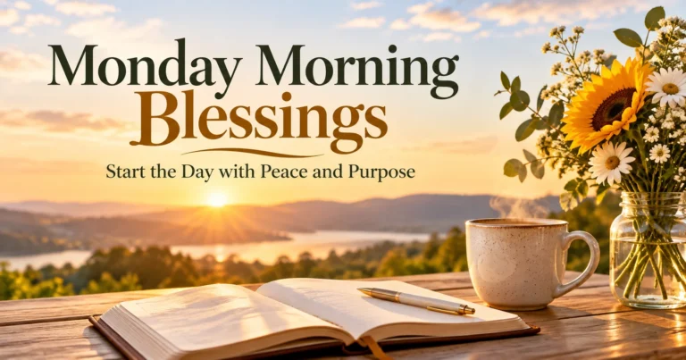 201+ Monday Morning Blessings to Start the Day with Peace and Purpose